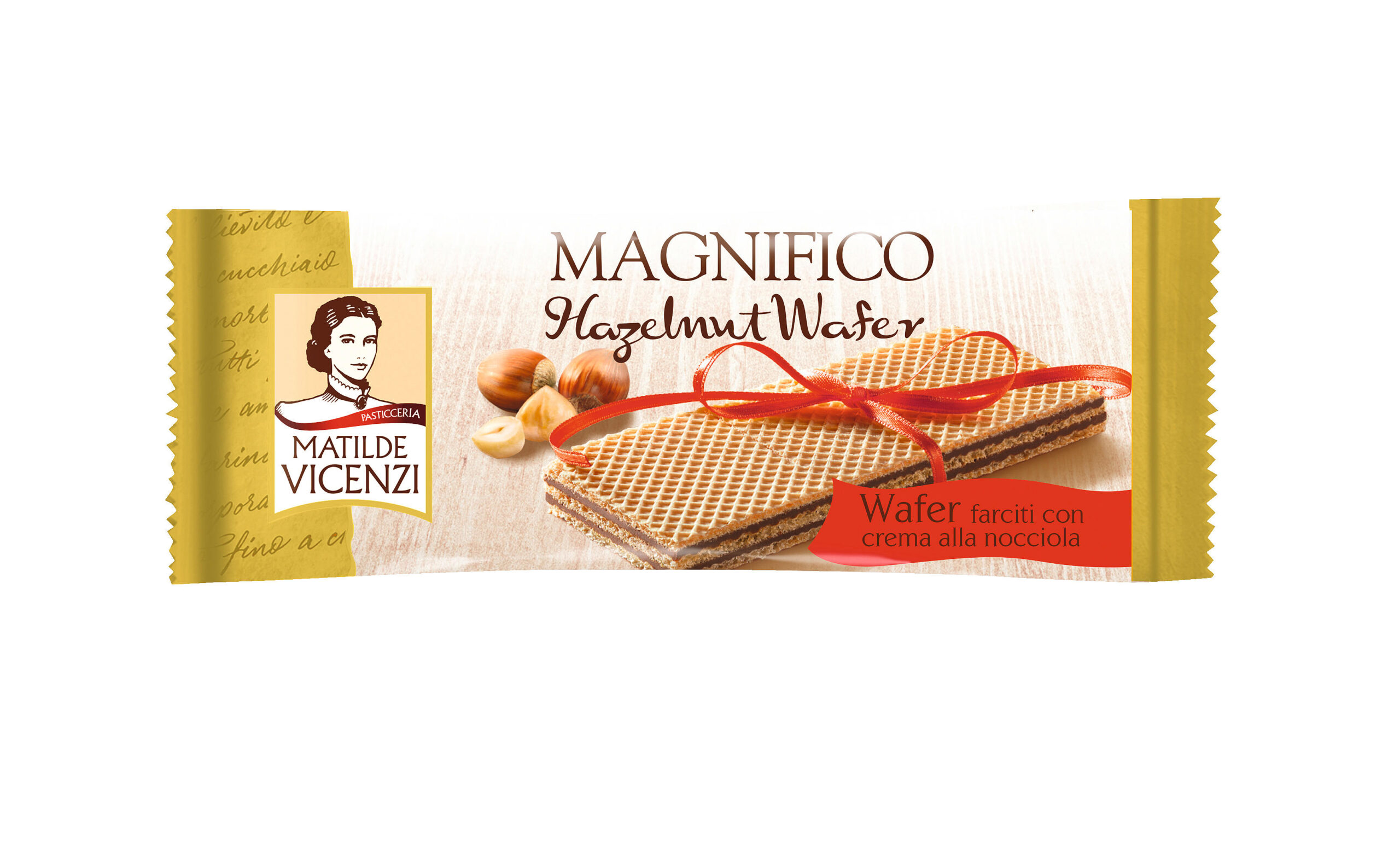 Vicenzi Oplátka s orieškovým krémom 25g | Magnifico Hazelnut Wafer