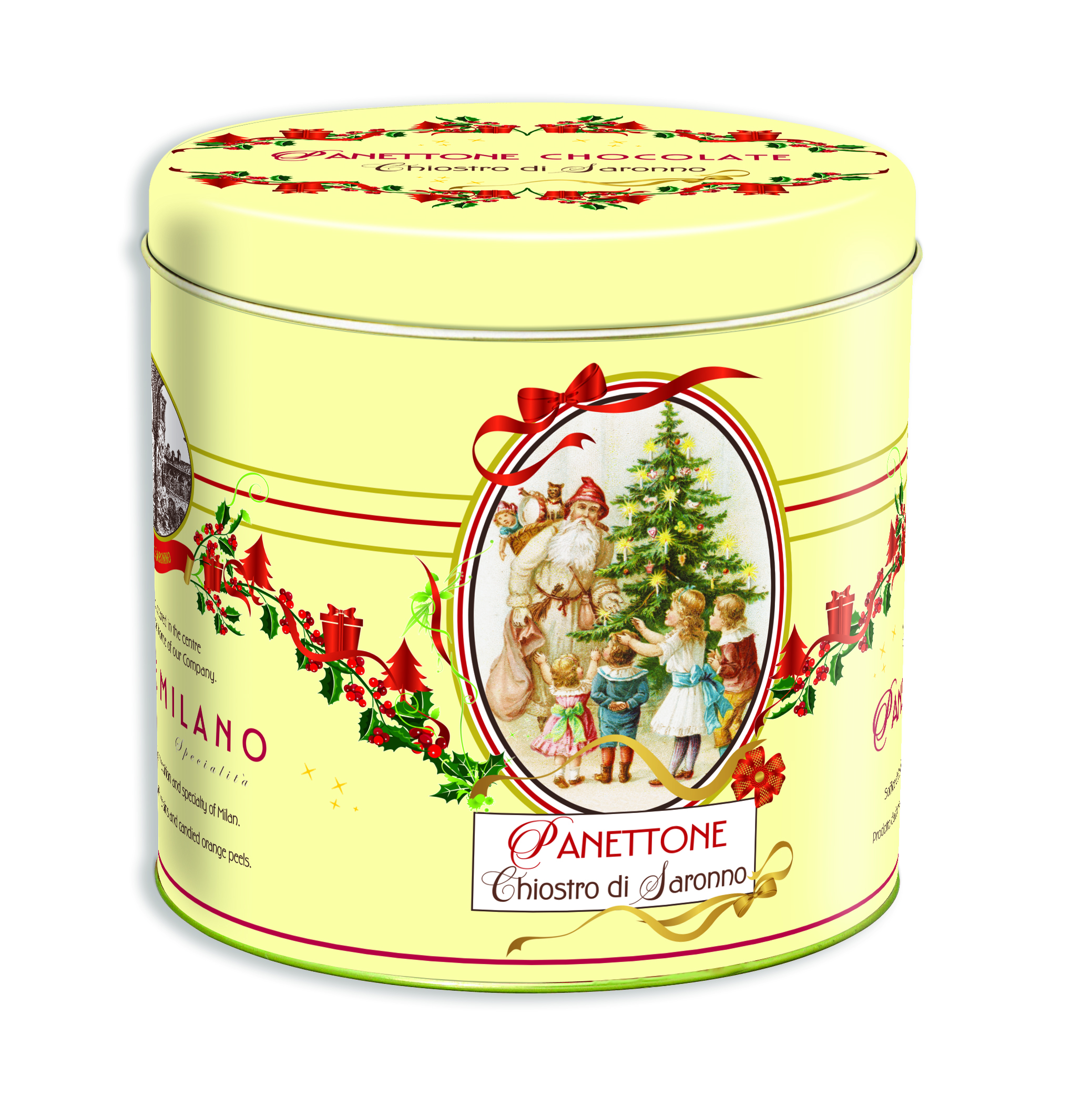 Panettone s čokoládovou polevou | plnené čokoládovým krémom 750 g – Obrázok 2
