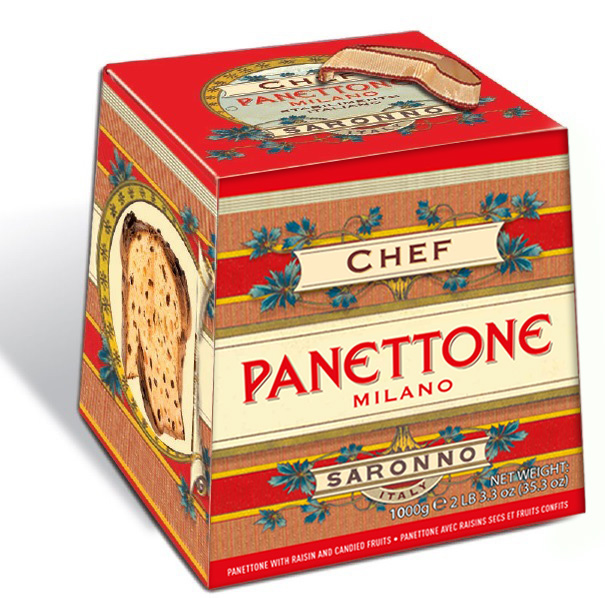 PANETTONE kysnutý koláč 1000g | s hrozienkami a kandizovaným ovocím