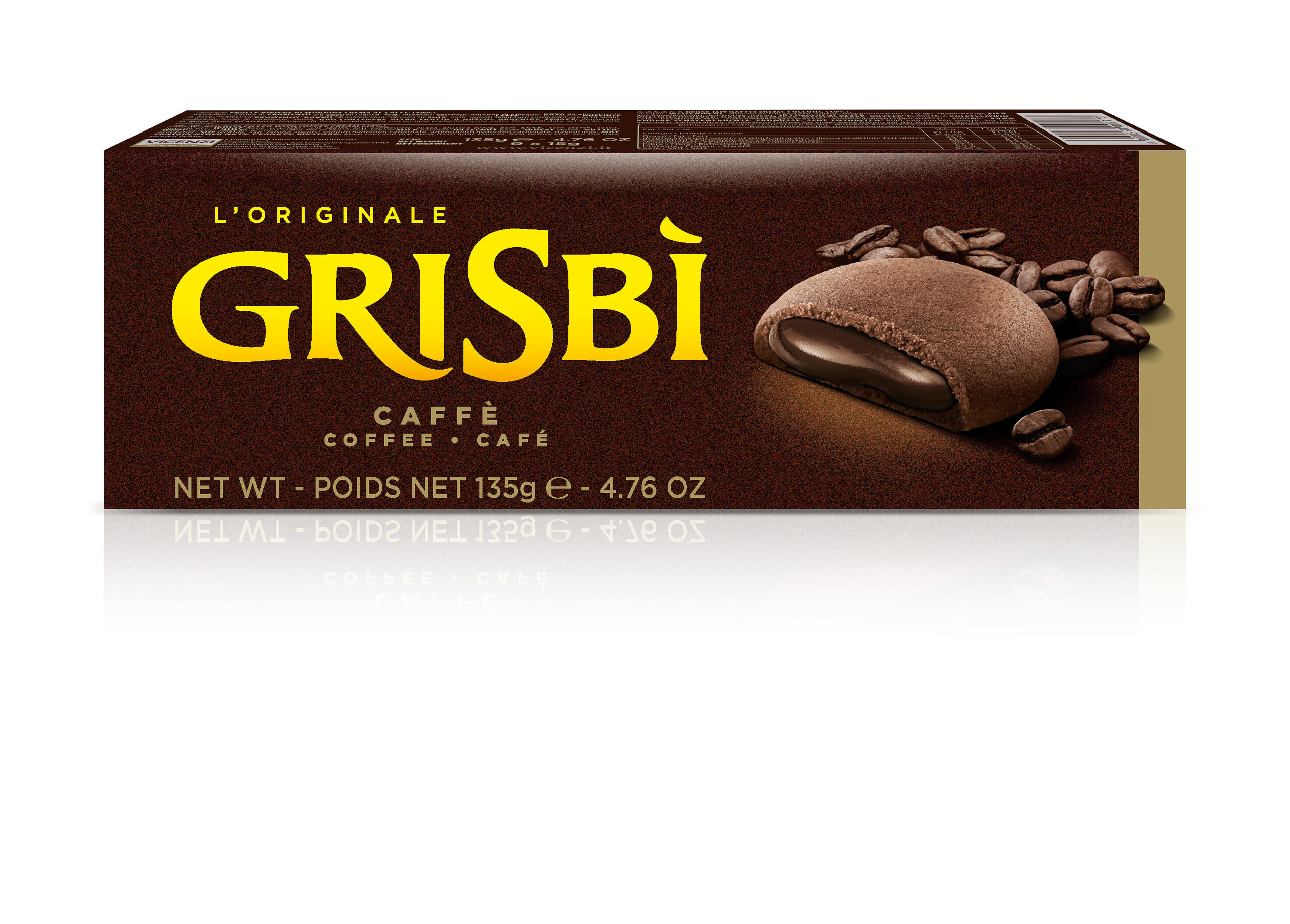 Vicenzi Jemné pečivo s kávovým krémom 40%- 135g | Grisbi caffe