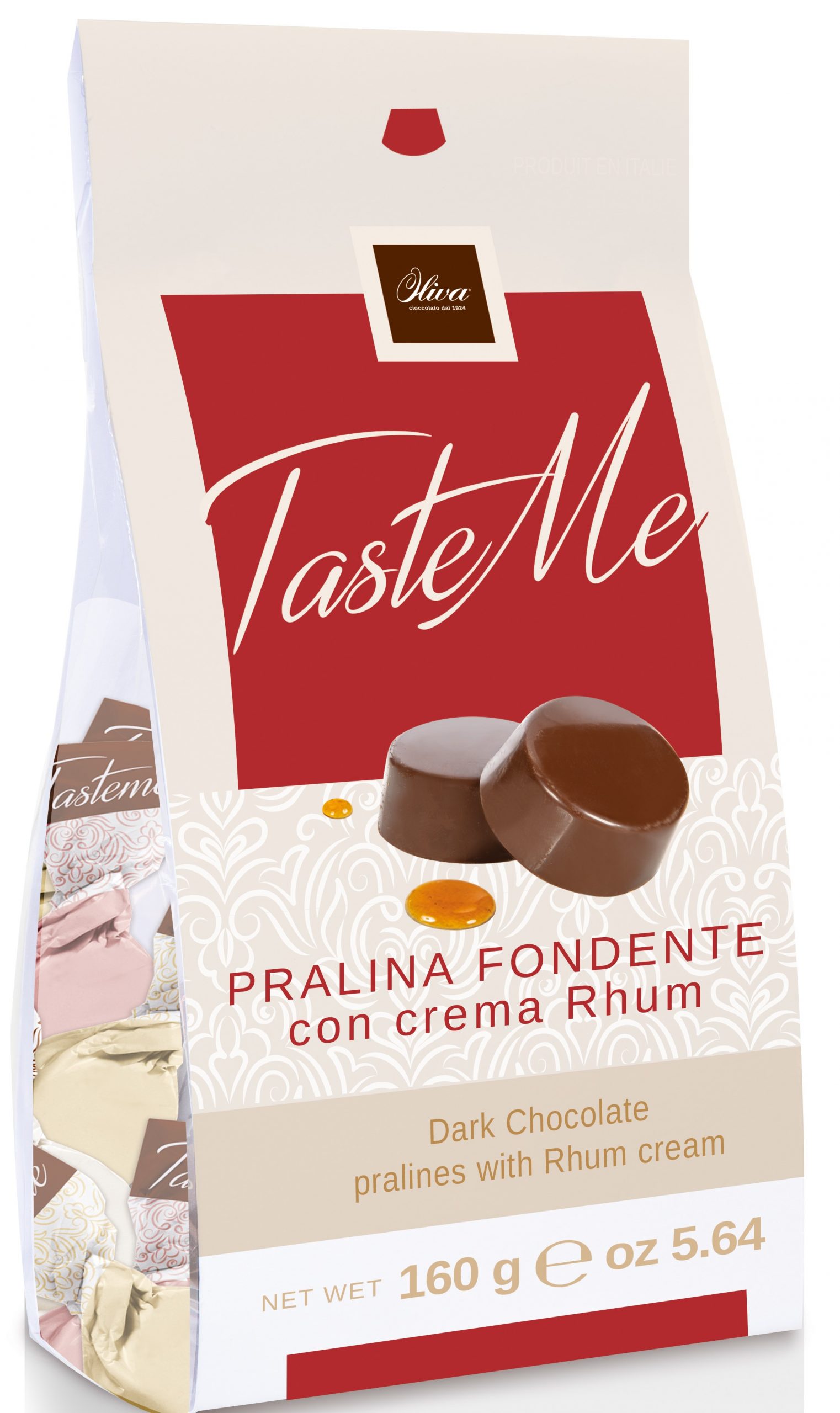 Pralinky plnené smotanovým krémom s Rumom