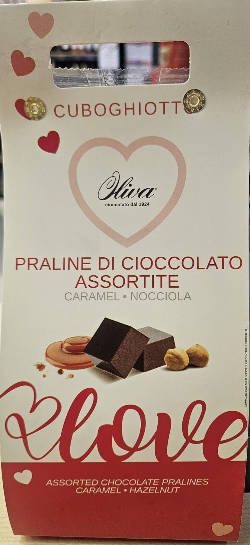 Pralinky plnené LOVE - MIX 2 príchutí 160g (022165) – Obrázok 2