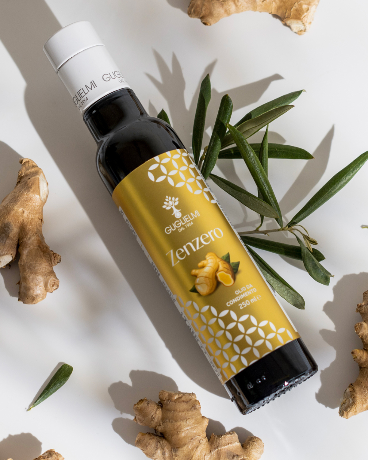 Extra virgin olivový olej ochutený zázvorom | 100 ml – Obrázok 2