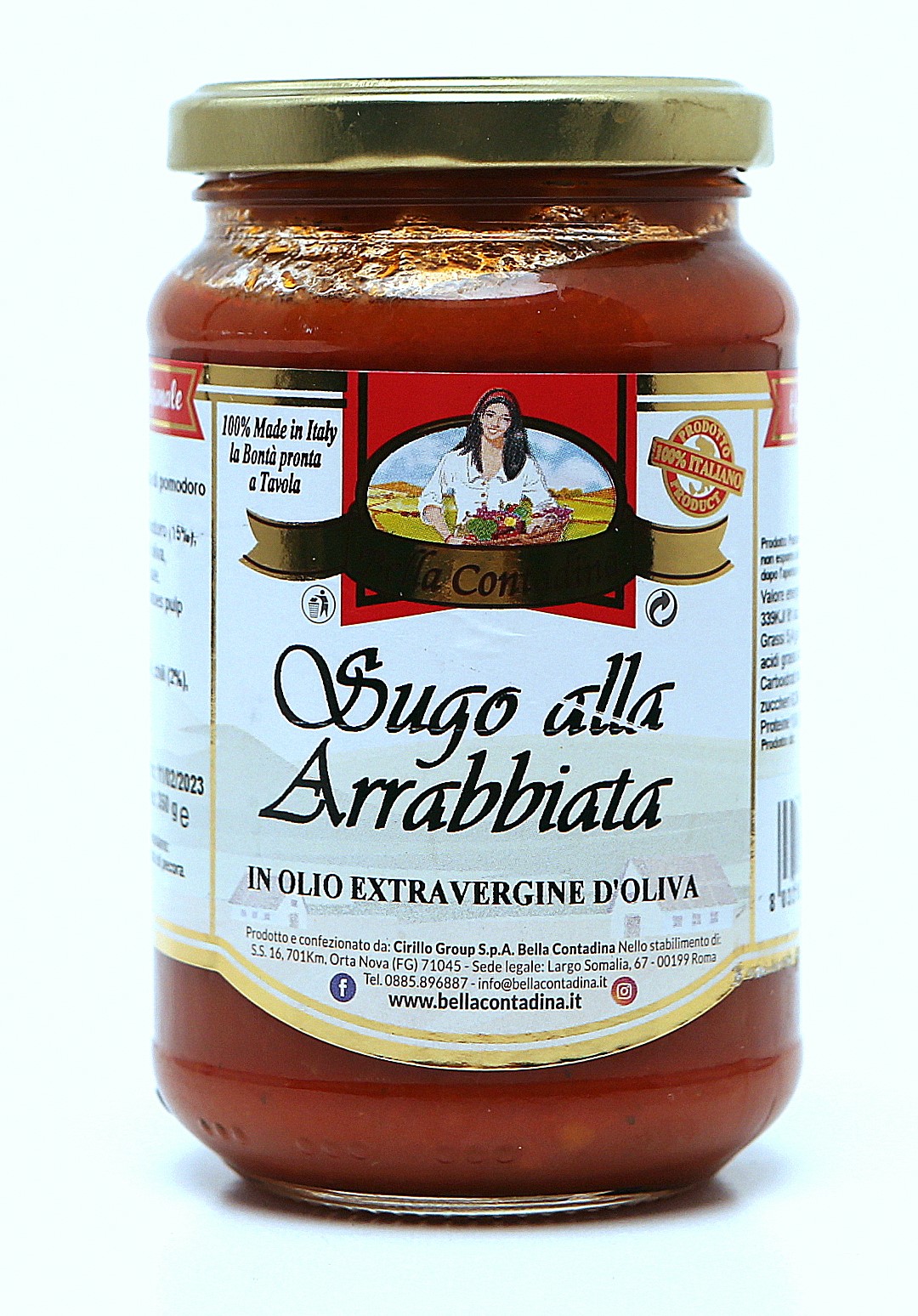 Omáčka paradajková Arrabiata 370 ml | Sugo alla Arrabiata