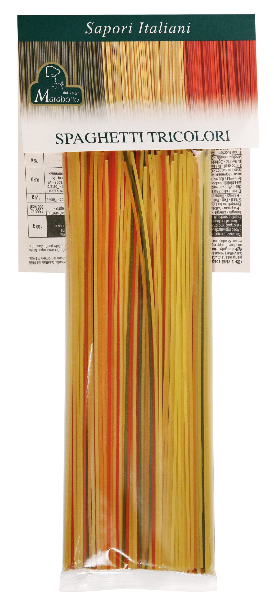 Špagety trojfarebné 500g | Spaghetti tricolori